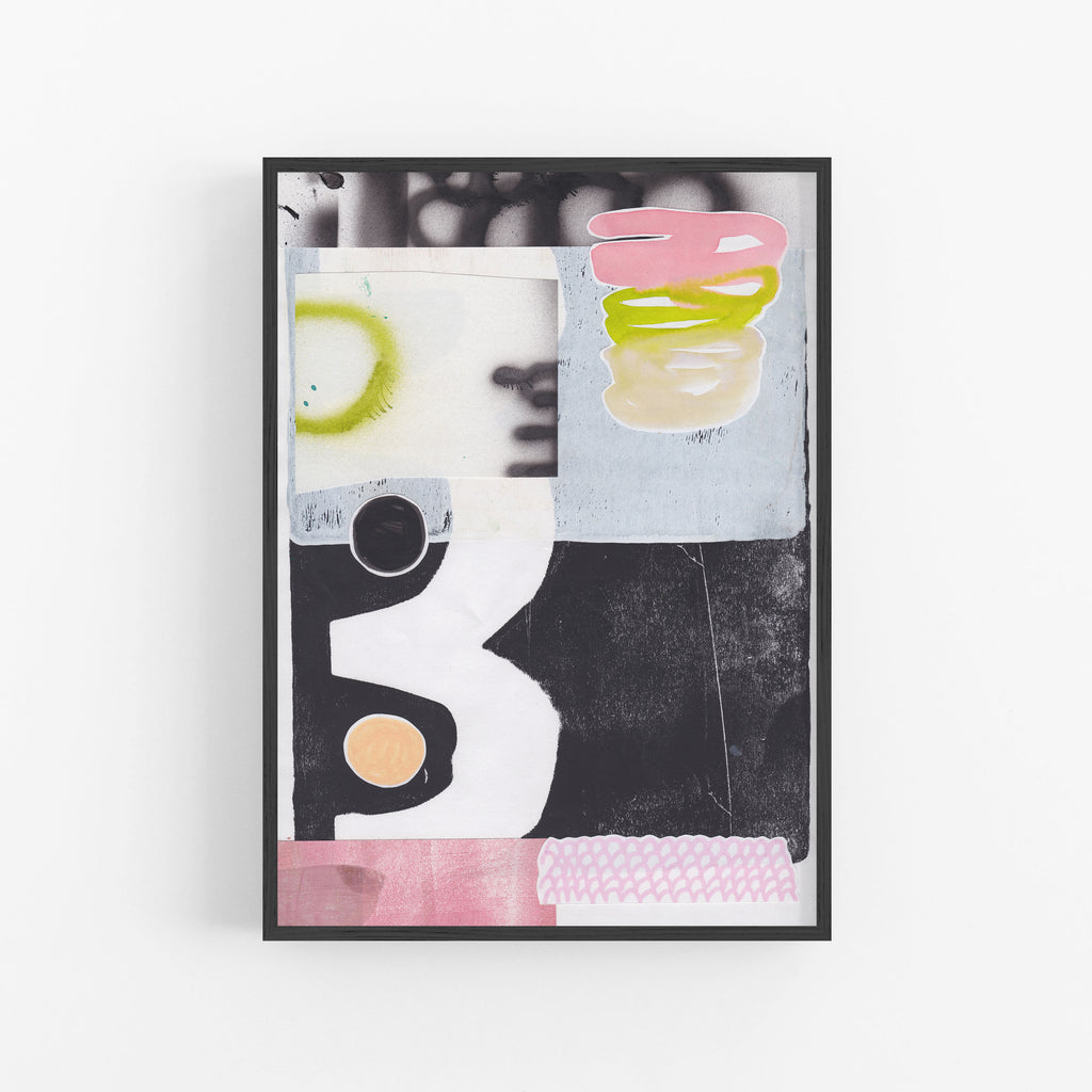 Canvas Print: 'Concrete in Pink' - Henriette Visscher