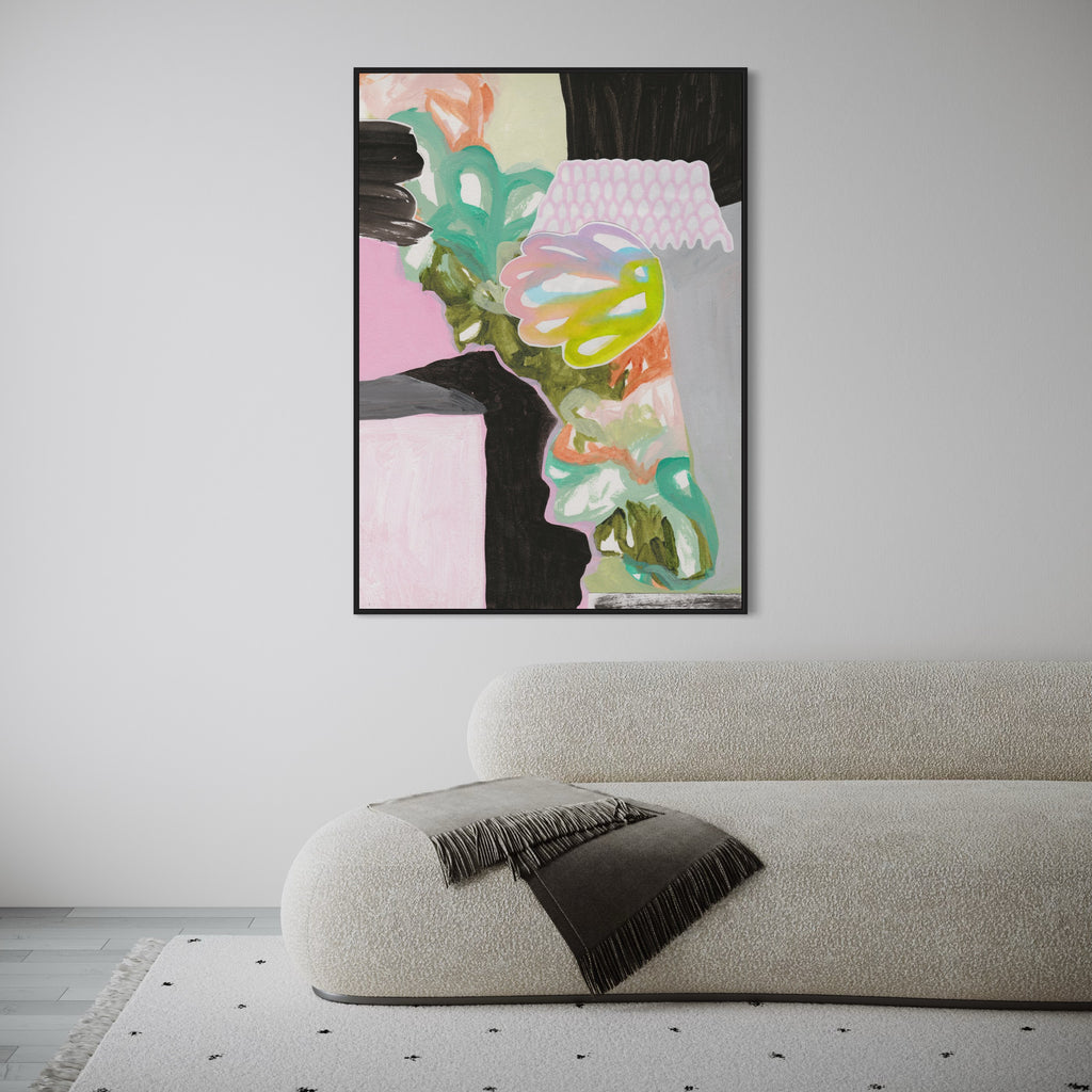 Canvas Print: 'Cityscape Blossom' - Henriette Visscher